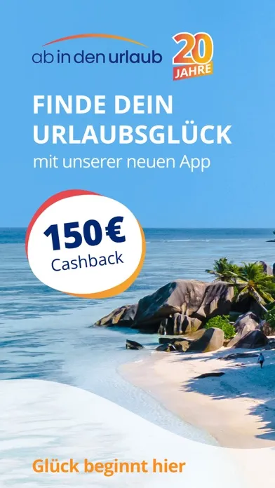 Zrzuty ekranu ab in den urlaub: Reise buchen