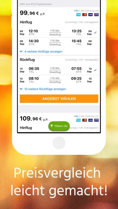 تصاویر Fluege.de – günstig buchen