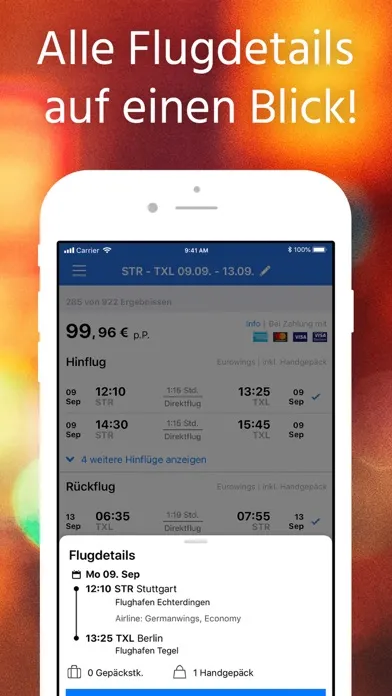 تصاویر Fluege.de – günstig buchen