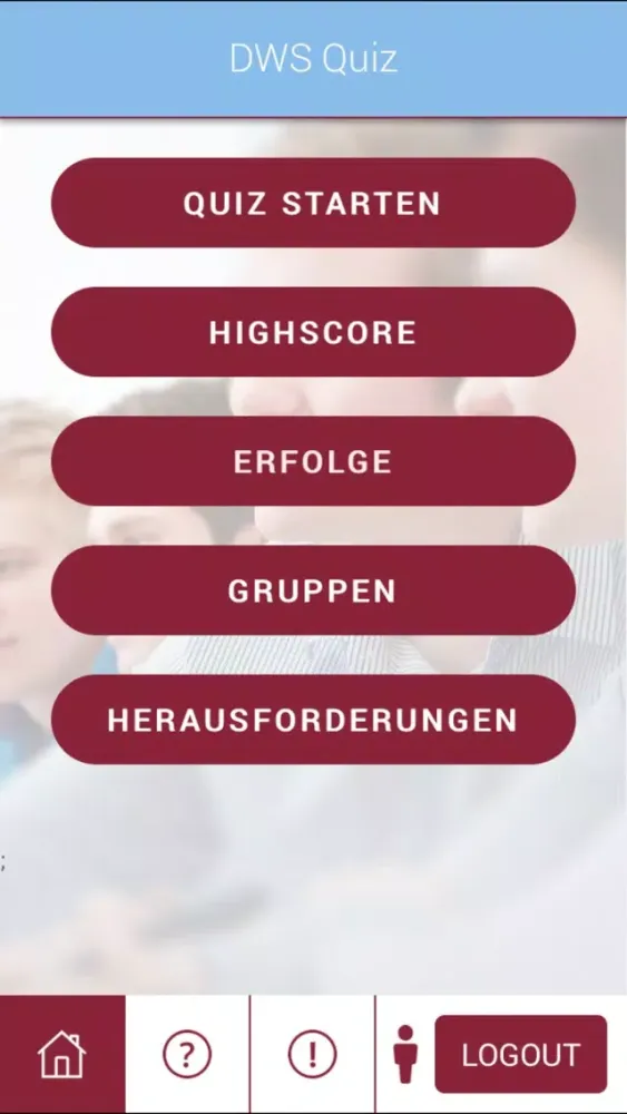 Ảnh chụp màn hình của DWS Quiz