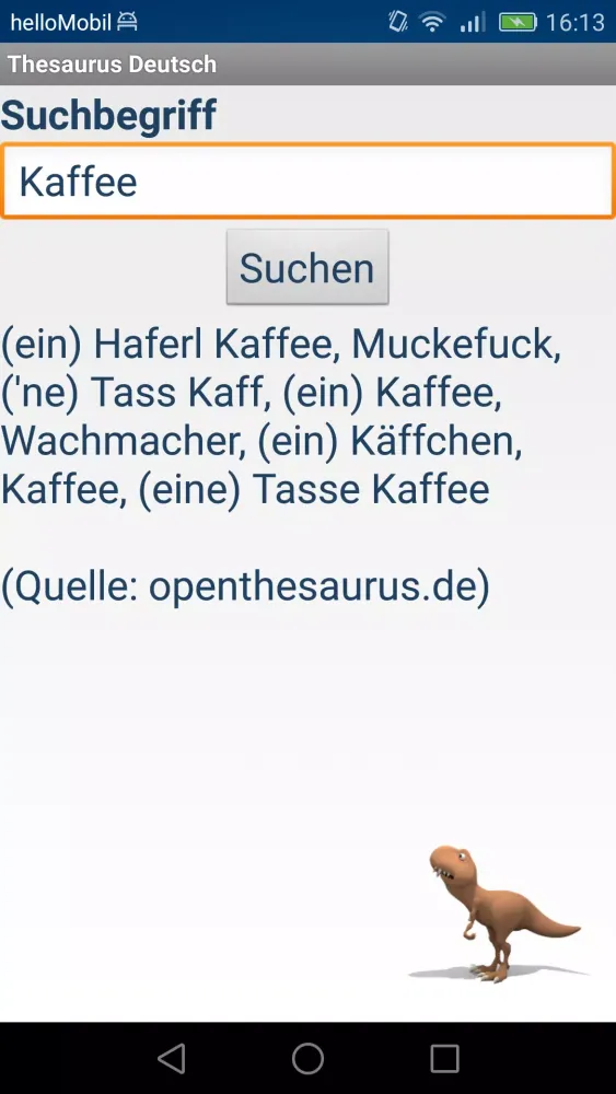 Thesaurus Deutsch স্ক্রিনশট