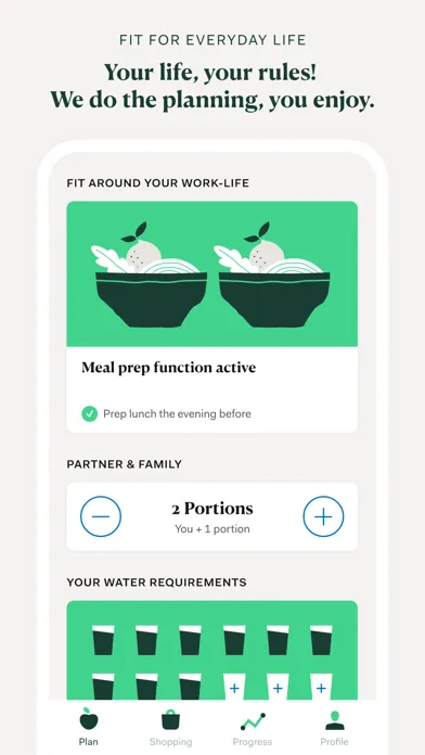 Tangkapan skrin Upfit Meal Planner