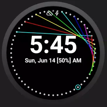 Captures d'écran de Tiny Laser Watch Face