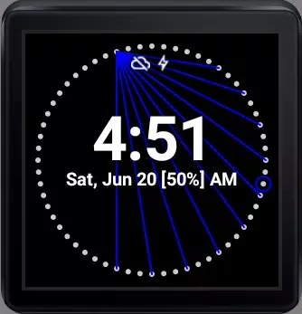 Captures d'écran de Tiny Laser Watch Face