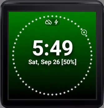 Captures d'écran de Tiny Laser Watch Face