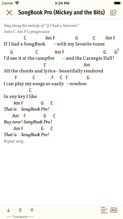 Song Book Pro Screenshots