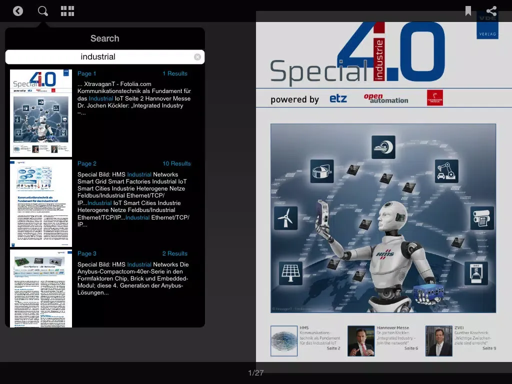 Capturas de pantalla de Industrie 4.0 iPad 
