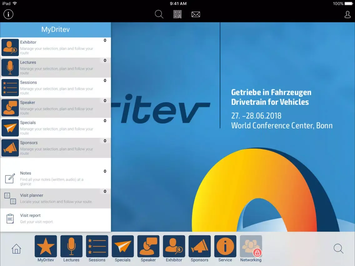 Dritev 2018 – Getriebekongress iPad  Screenshots