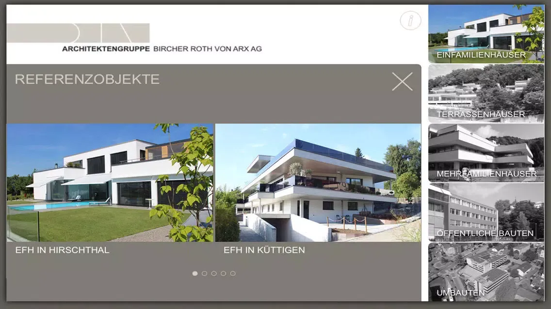 Architektengruppe Bircher Roth von Arx AG 스크린샷