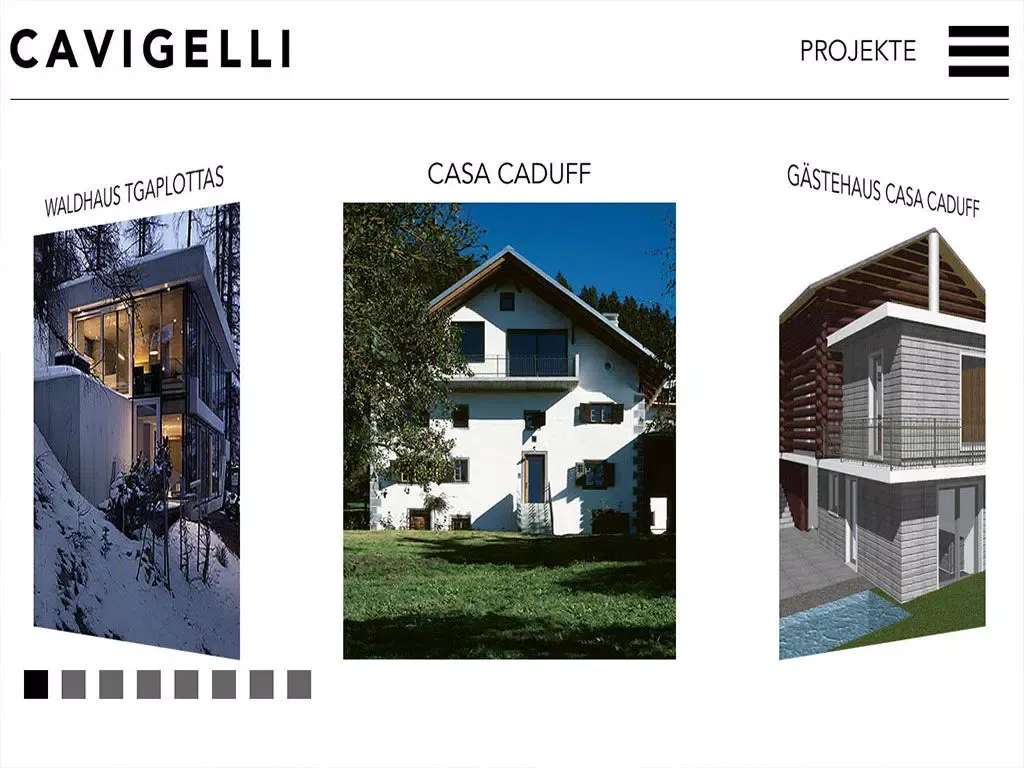CAVIGELLI dipl. architekten eth/sia ag iPad  سکرین شاٹس