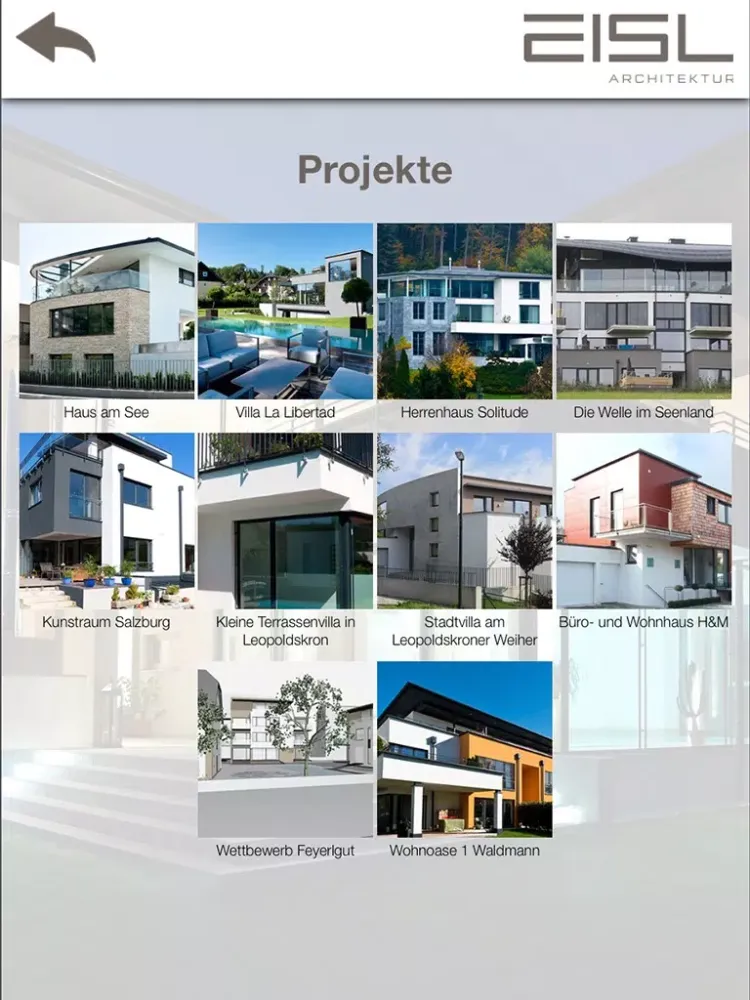Eisl Architektur iPad  سکرین شاٹس