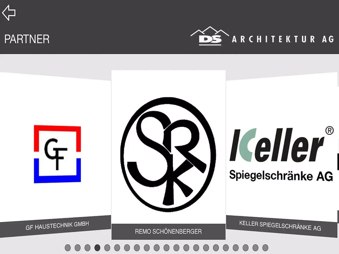 DS Architektur AG iPad  Screenshots