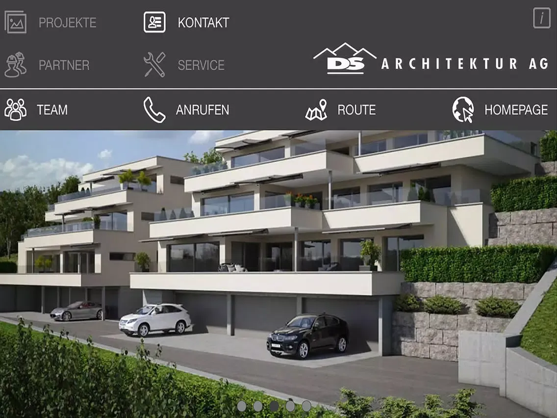 DS Architektur AG iPad  Screenshots