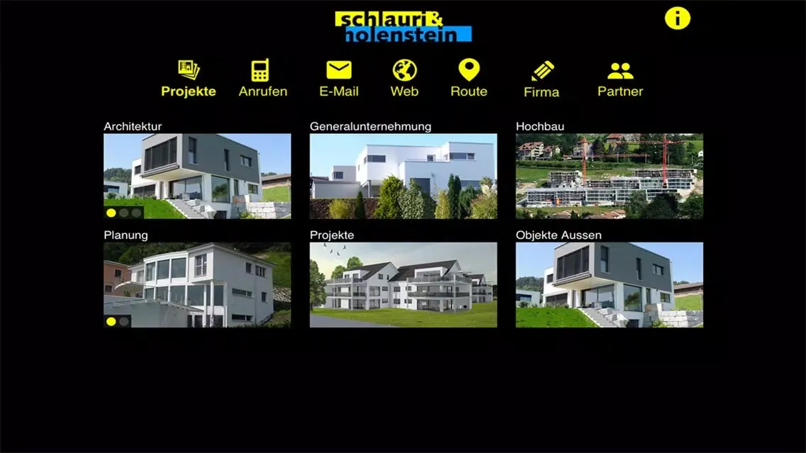 Capturas de tela do Schlauri & Holenstein AG aus Wi