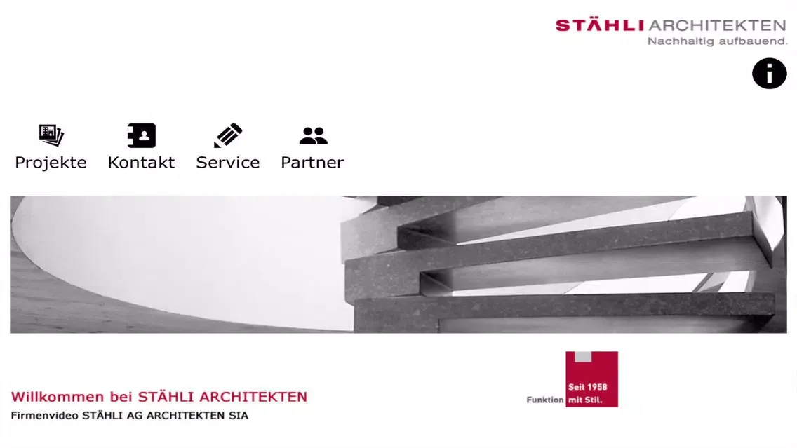 Zrzuty ekranu STÄHLI AG ARCHITEKTEN SIA