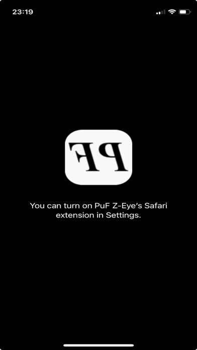 Tangkapan skrin PuF Z-Eye