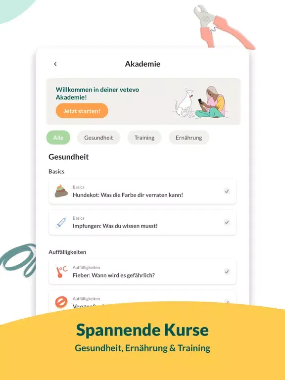vetevo: Gesundheit & Ernährung iPad  Ekran Görüntüleri