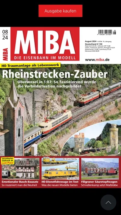 (Modell-)Bahn-Kiosk Screenshots