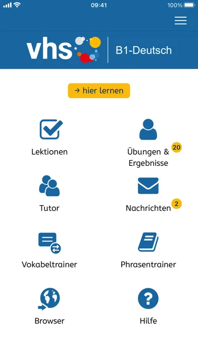 Capturas de tela do B1-Deutsch