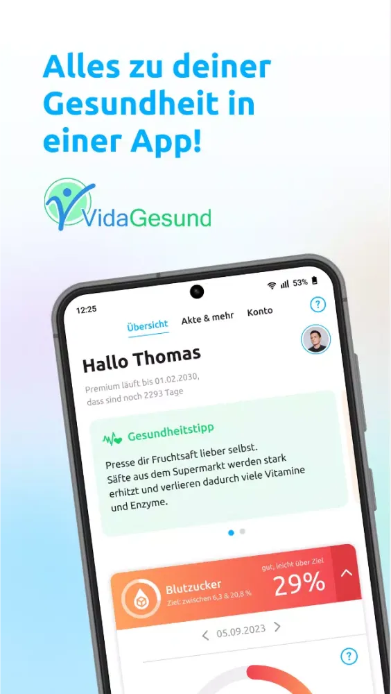 تصاویر Diabetes-App + Blutdruck-App