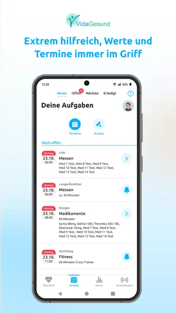 تصاویر Diabetes-App + Blutdruck-App