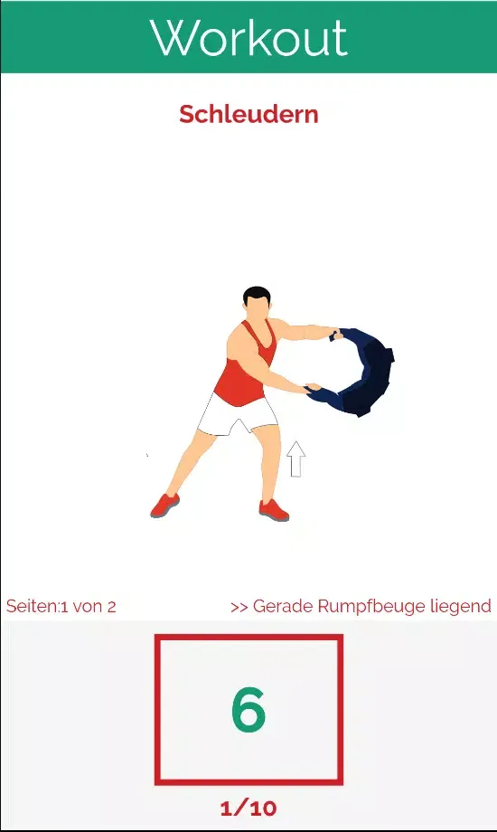 Bulgarian Bag Training Screenshots