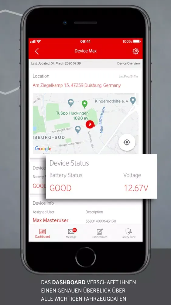 Vodafone Business IoT Tracker स्क्रीनशॉट