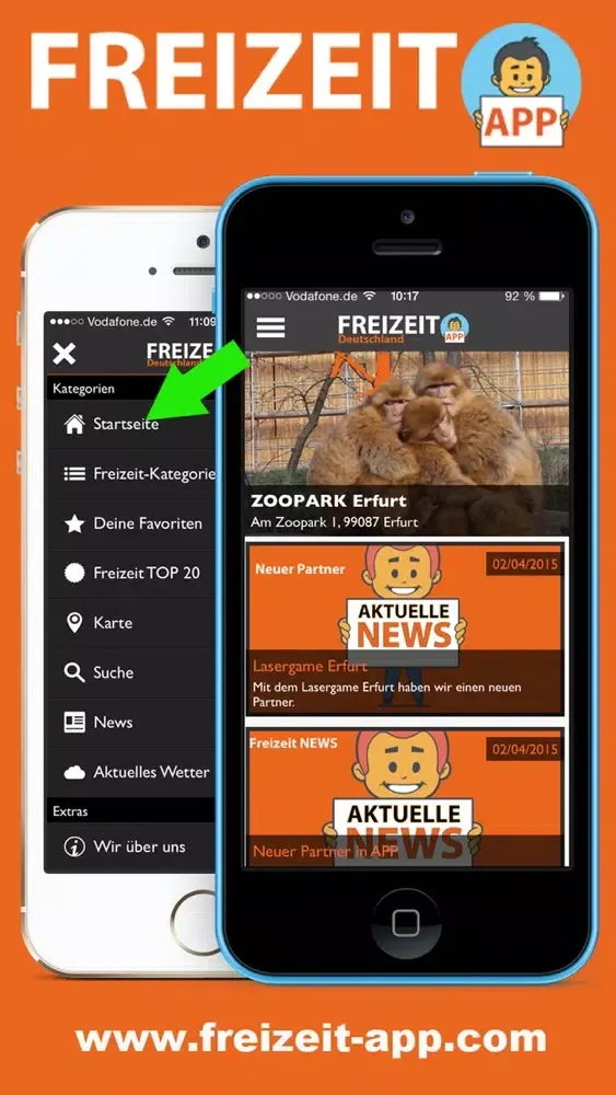 Ảnh chụp màn hình của FREIZEIT App