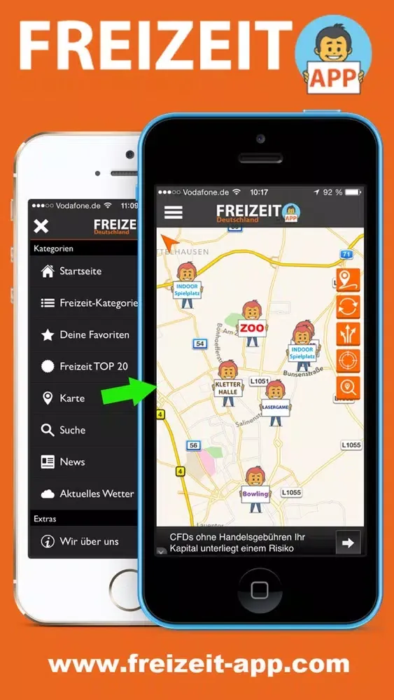 Ảnh chụp màn hình của FREIZEIT App