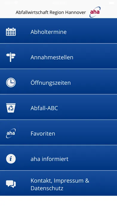 Capturas de tela do Abfallwirtschaft Hannover v4