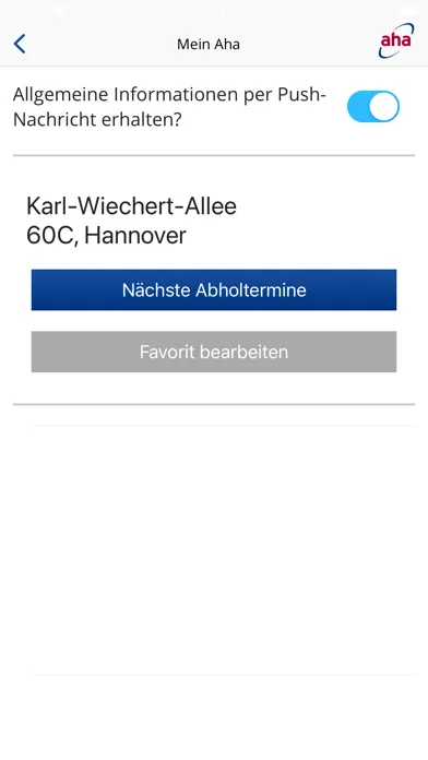 Capturas de tela do Abfallwirtschaft Hannover v4
