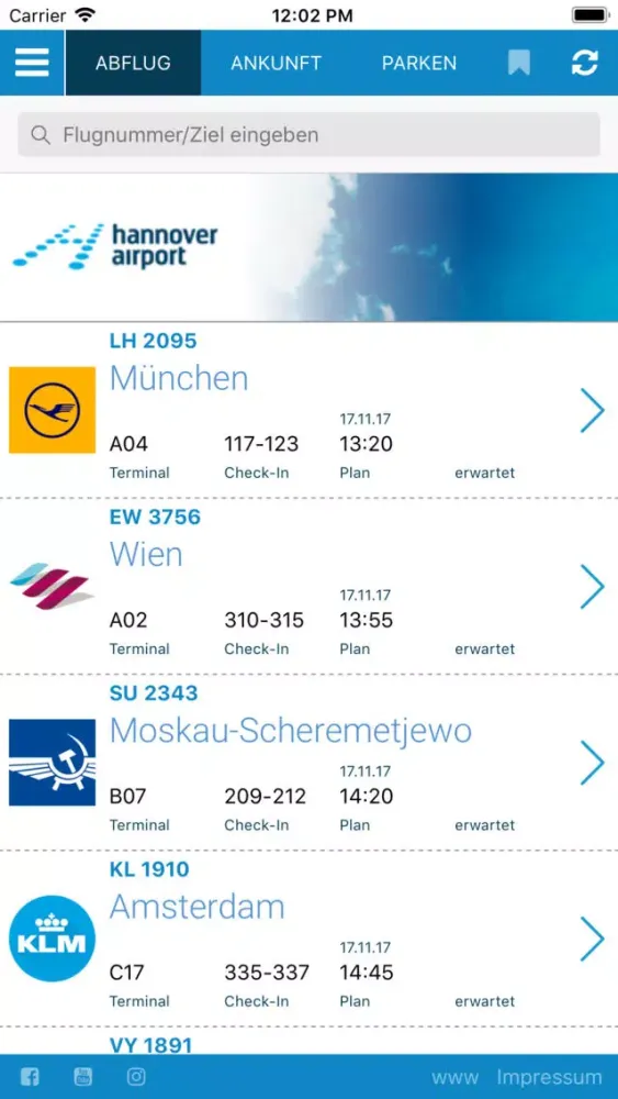 HAJ Hannover Airport Screenshots