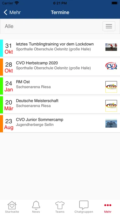 Capturas de pantalla de Cheerleaderverein CVO CVP