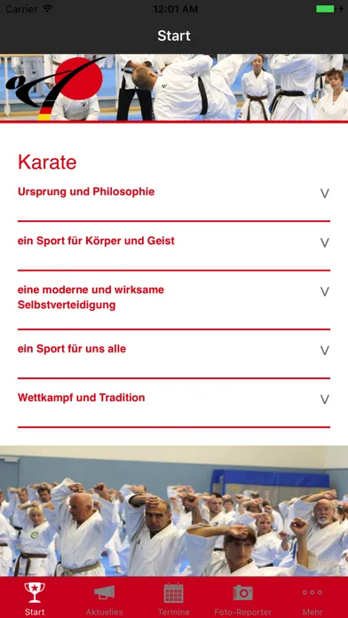 Deutscher Karate Verband e.V. स्क्रीनशॉट
