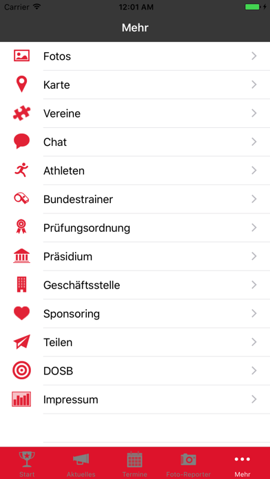 Deutscher Karate Verband e.V. スクリーンショット