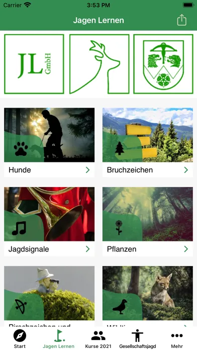 Tangkapan skrin Jagen Lernen Prüfungswissen