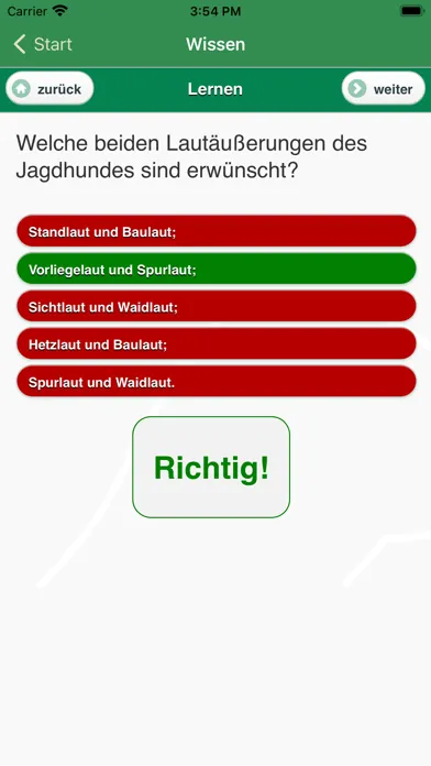 Tangkapan skrin Jagen Lernen Prüfungswissen