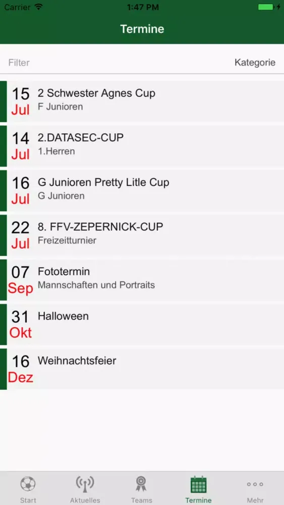 SG Einheit Fußball Screenshots