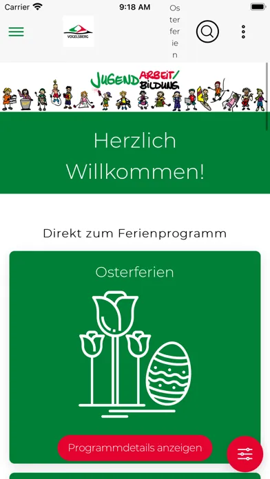 Tangkapan layar Ferienprogramm Vogelsbergkreis