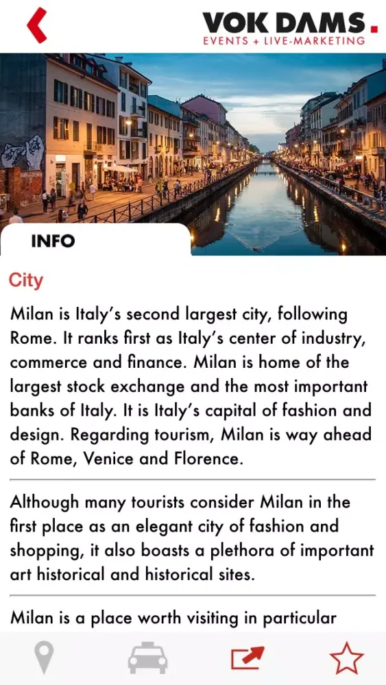 Milan City Guide Screenshots