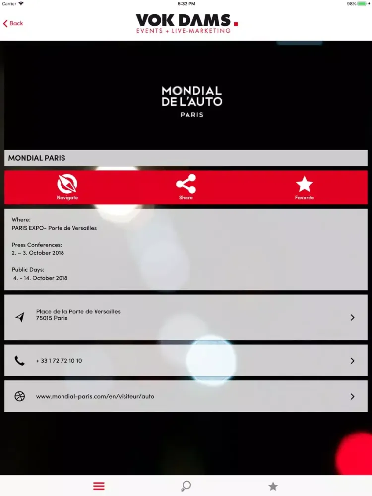 Скриншоты Paris Guide iPad 