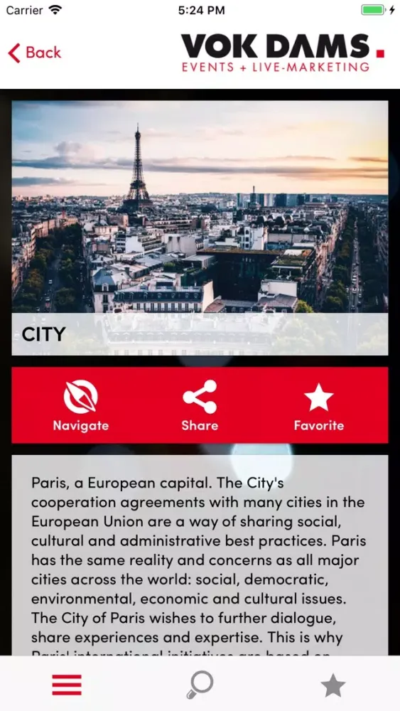 Скриншоты Paris Guide