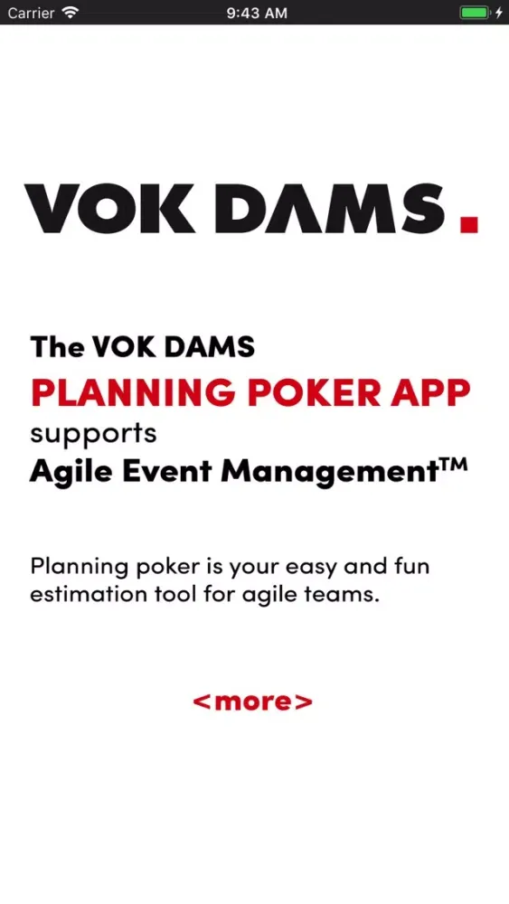 Planning Poker VOK DAMS سکرین شاٹس
