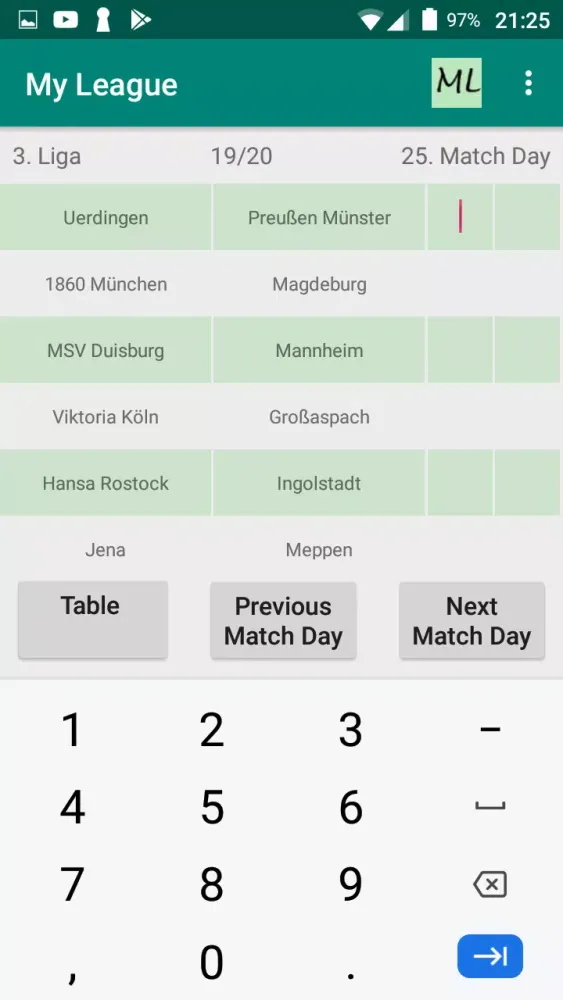 تصاویر My League