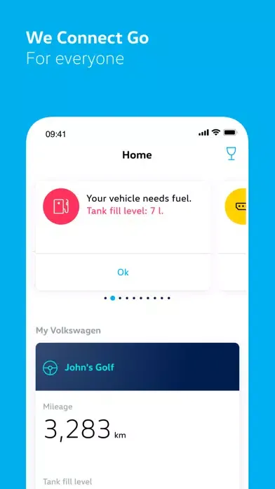 Zrzuty ekranu We Connect Go