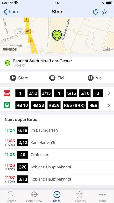 ภาพหน้าจอของ VRM Timetable & Tickets