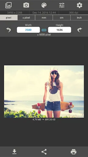 Screenshot di Image Size - Photo Resizer