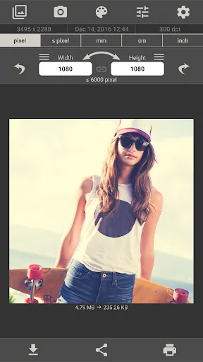 Screenshot di Image Size - Photo Resizer