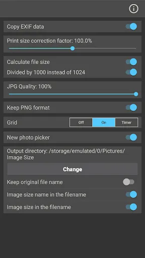 Screenshot di Image Size - Photo Resizer