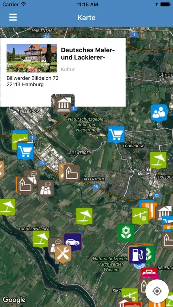 Vier- & Marschlande App スクリーンショット
